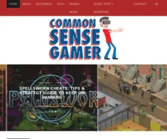 Commonsensegamer.com(Common Sense Gamer) Screenshot