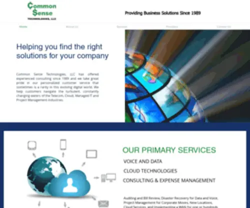 Commonsensetek.com(Common Sense Technologies) Screenshot