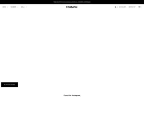 Commonshop.com(Common Concept Shop) Screenshot