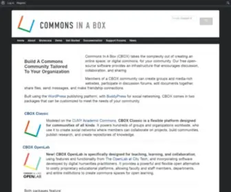 Commonsinabox.org(Commons In A Box) Screenshot
