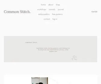 Commonstitch.com.au(Common Stitch) Screenshot