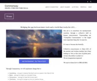 Commonway.org(Creating a World that Works for All) Screenshot