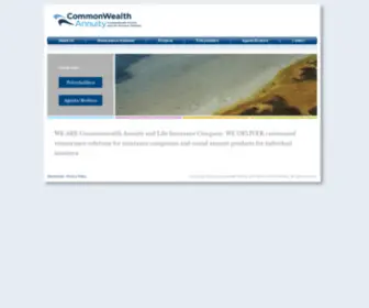 Commonwealthannuity.com(Commonwealth Annuity and Life Insurance Company) Screenshot