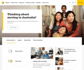 Commonwealthbank.com.au(Bank accounts) Screenshot