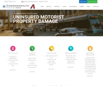 Commonwealthcasualty.com(Commonwealth Insurance) Screenshot