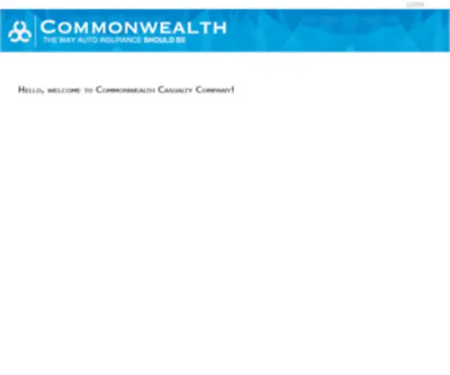 Commonwealthcasualtycompany.com(Commonwealth Casualty Company) Screenshot