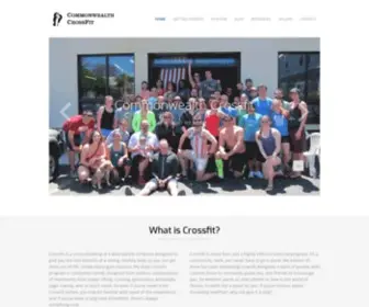 Commonwealthcrossfit.com(Commonwealth Fitness) Screenshot