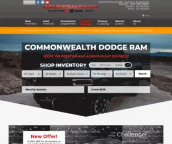 Commonwealthdodge.com(West Buechel) Screenshot