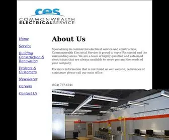 Commonwealthelectricalservice.com(Commonwealth Electrical Service) Screenshot