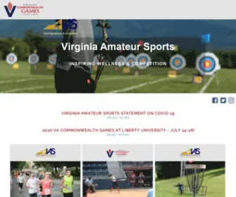 Commonwealthgames.org(Virginia Amateur Sports Test) Screenshot