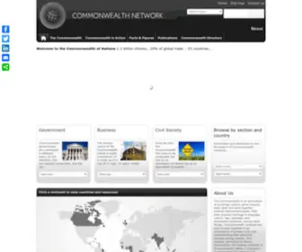 Commonwealthofnations.org(The Commonwealth Network) Screenshot