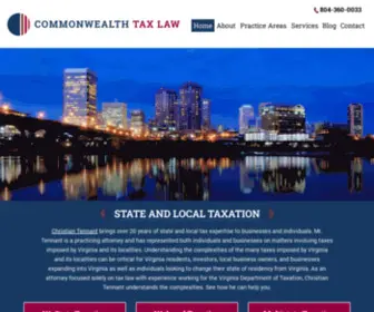 Commonwealthtaxlaw.com(Commonwealth Tax Law) Screenshot