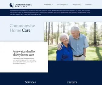 Commonwisecare.com(Commonwise Home Care) Screenshot