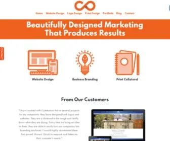 Commotionart.com(Small Business Marketing Design) Screenshot