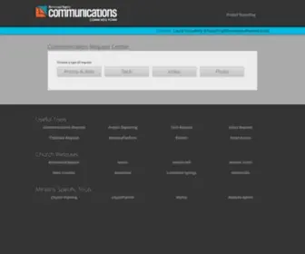 Commreq.com(Comm Req Form // Brentwood Baptist Communications) Screenshot