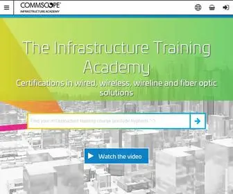 Commscopetraining.com(The CommScope Infrastructure Academy) Screenshot