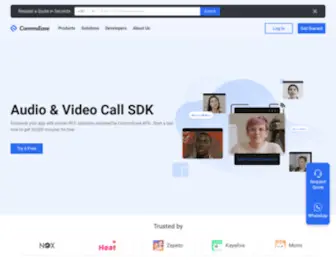 Commsease.com(Real-time audio & video services) Screenshot