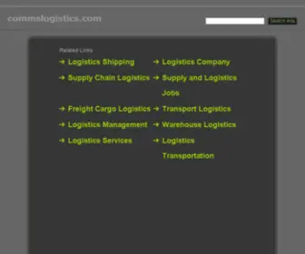 Commslogistics.com(Comms Logistics) Screenshot