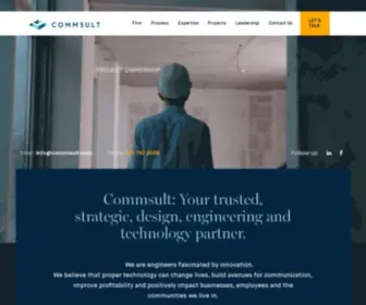 Commsult.com(Owner driven technology consultants) Screenshot
