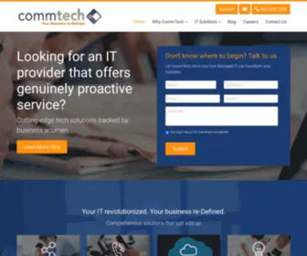 Commtech.com(IT Company) Screenshot