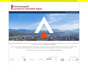Communaute-Univ-Grenoble-Alpes.fr(ComUE) Screenshot