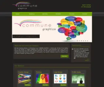 Communegraphics.com(Commune Graphics) Screenshot