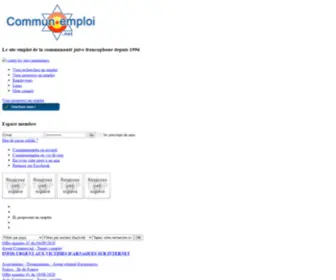 Communemploi.net(Emplois) Screenshot