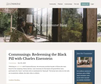 Communepodcast.com(Commune Podcast) Screenshot