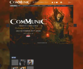 Communic.org(Communic is a progressive metal) Screenshot