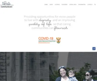 Communicare.org.za(The Communicare Difference) Screenshot