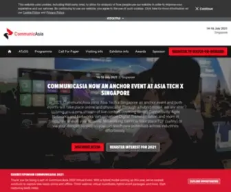 Communicasia.com(CommunicAsia 2021) Screenshot