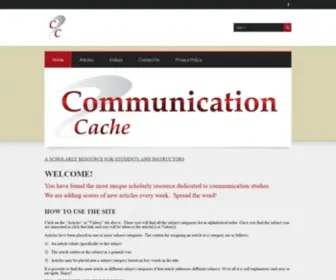 Communicationcache.com(Communicationcache) Screenshot