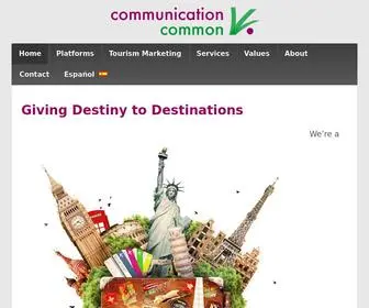 Communicationcommon.com(Giving Destiny to Destinations) Screenshot
