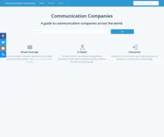 Communicationcorp.org(Communication Companies) Screenshot