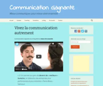 Communicationgagnante.com(Vivez la communication autrement) Screenshot