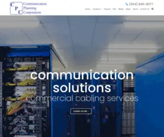 Communicationplanning.com(Communications Cabling Services Jacksonville) Screenshot