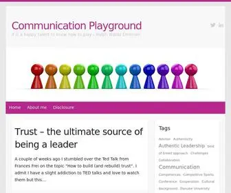 Communicationplayground.net(Communication Playground) Screenshot