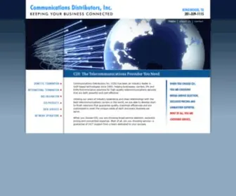 Communications-Distributors.com(Communications distributors) Screenshot