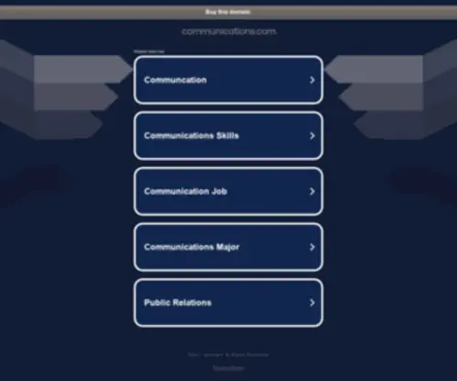Communications.com(The Leading Communication Site on the Net) Screenshot