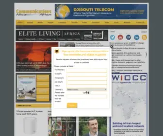 Communicationsafrica.com(Communications Africa/Afrique) Screenshot