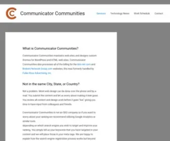 Communicatorcommunities.com(Communicator Communities) Screenshot