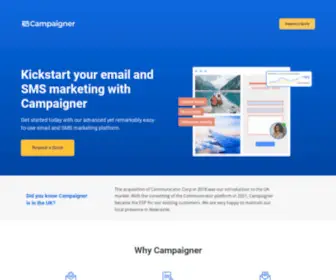Communicatorcorp.com(Strategic Email Marketing Provider) Screenshot