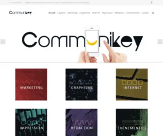 Communikey.fr(Agence de communication Essonne 91) Screenshot