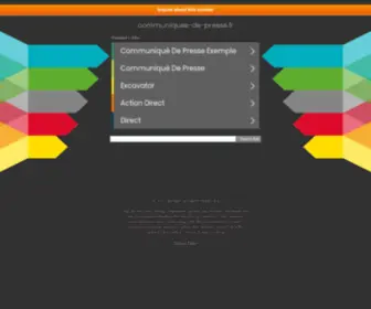 Communiques-DE-Presse.fr(Communiques DE Presse) Screenshot
