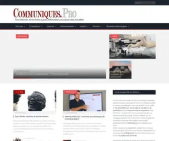 Communiques.pro(Communiqué) Screenshot