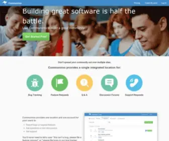 Communiroo.com(Platform for building communities for your app or service) Screenshot
