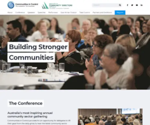 Communitiesincontrol.com.au(Communities in Control) Screenshot