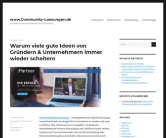 Community-Loesungen.de(Wir) Screenshot