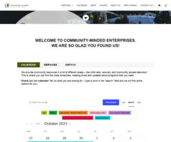 Community-Minded.org(Community Minded Enterprises) Screenshot