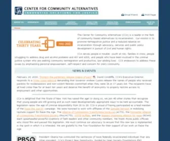 Communityalternatives.org(Innovative Solutions for Justice) Screenshot